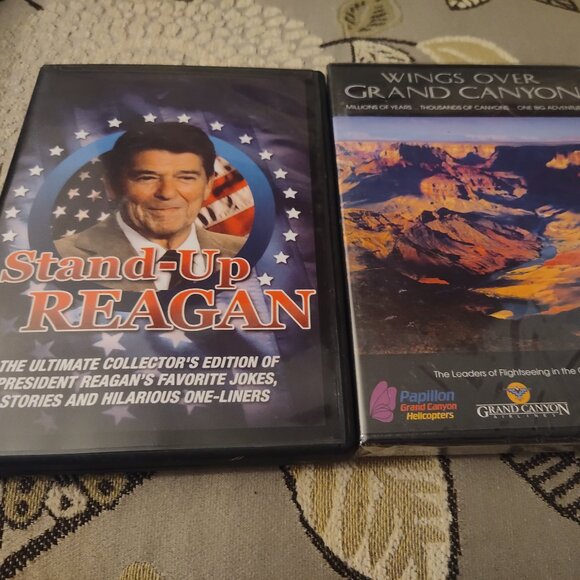 Other - 2/$6 Stand up Reagan / Wings over Grand Canyon DVD Bundle